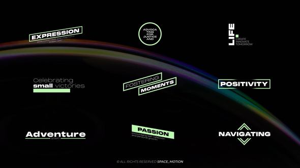 Videohive Minimal Titles _AE 47970012 Titles template preview