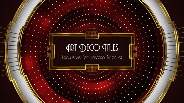 Videohive Art Deco Titles Titles template preview