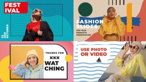 Fashion Slideshow || Premiere Pro MOGRT Premiere Pro template preview