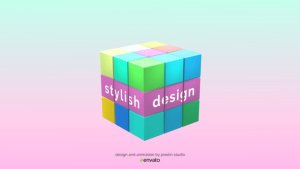 Videohive Colorful Cube Logo Logo Stings template preview