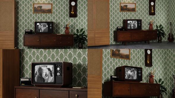 Videohive Old Tv Mockup 57411428 Product Promo template preview