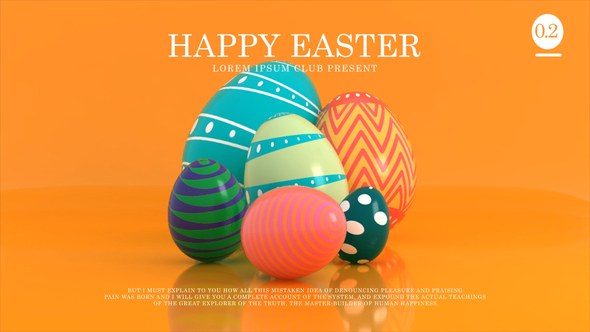 Videohive Happy Easter 0.2 50735278 Easter template preview