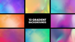 Videohive Gradient Backgrounds 43571108 Elements template preview