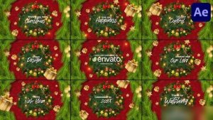 Videohive Christmas Greetings for After Effects Openers template preview