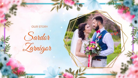 Videohive Wedding Slideshow || Love Story Slideshow Video Displays template preview