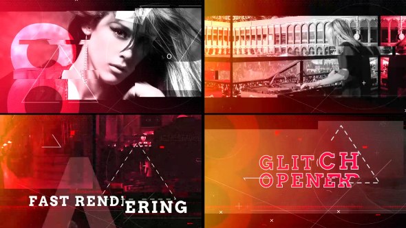 Videohive Glitch Opener 19986111 Openers template preview