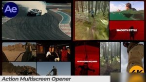 Videohive Action Multiscreen Promo Openers template preview