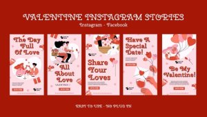 Videohive Valentine Day Instagram Stories 56313353 Openers template preview