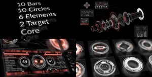 HUD Video Displays template preview
