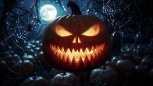 Videohive Pumpkin Terror Reveal Logo Stings template preview