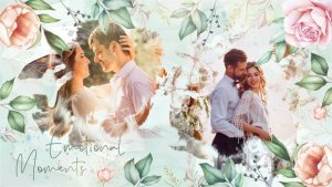 Videohive Watercolor Wedding Slideshow Video Displays template preview