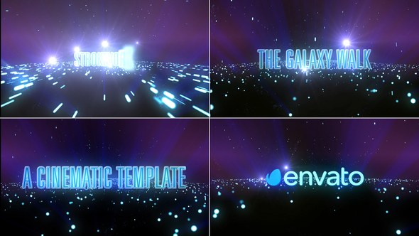 Videohive The Galaxy Walk-Cinematic Template Titles template preview
