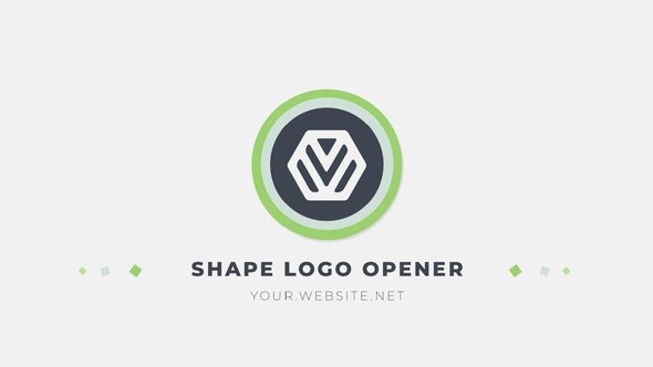 Videohive Shape Logo Opener 56926670 Logo Stings template preview