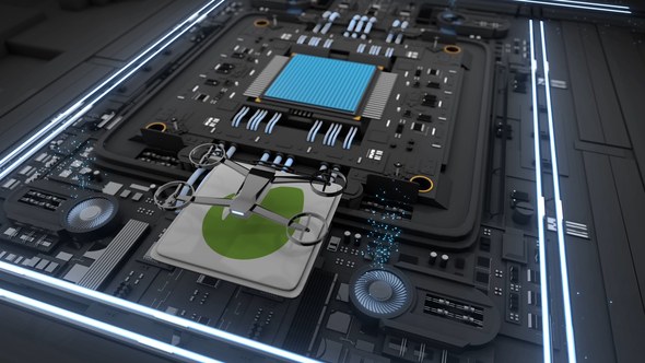 Videohive Motherboard Sci-Fi Logo Logo Stings template preview