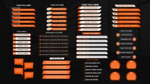 Videohive Text Lists Titles Titles template preview
