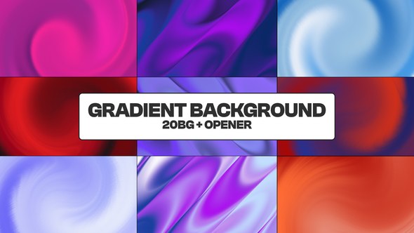Fluid Gradient Backgrounds Elements template preview