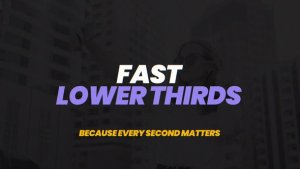 Videohive Fast Lower Thirds Elements template preview