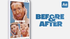 Videohive Vertical Clean Before and After Video Displays template preview