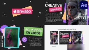 Videohive Trendy Colorful Slideshow for After Effects Openers template preview