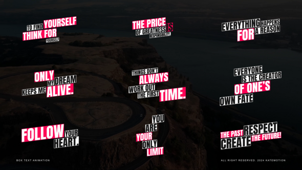 Videohive Box Text Animation | After Effects Titles template preview
