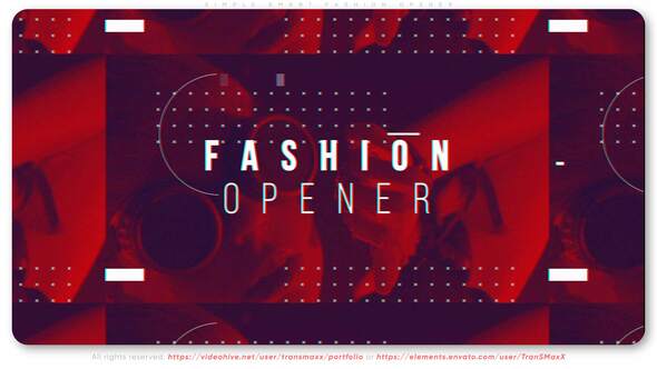 Videohive Simple Smart Fashion Opener Broadcast-packages template preview