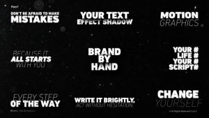 Videohive Kinetic Text Animation // AE Titles template preview