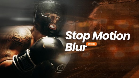 Stop Motion Blur Effect Elements template preview
