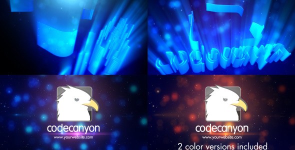 Videohive Light Rays Logo Logo Stings template preview