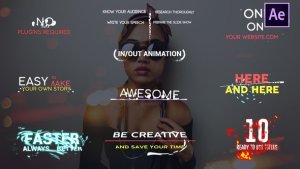 Videohive Shape Titles | After Effects Titles template preview