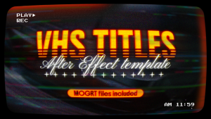 Videohive VHS Titles 57630013 Titles template preview