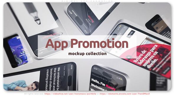 Videohive Minimal App Promotion 51189484 Product Promo template preview