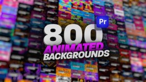 Animated Backgrounds Pack For Premiere Pro Premiere Pro template preview