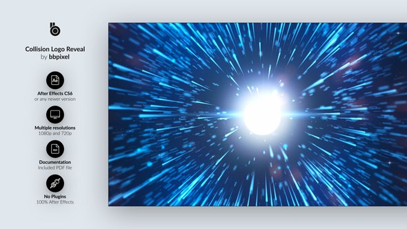 Videohive Collision Logo Reveal Logo Stings template preview