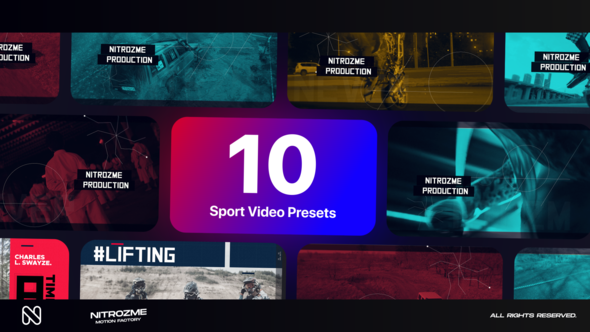 Videohive Sport Typography Vol. 01 Titles template preview