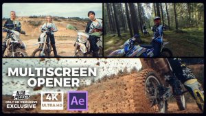 Videohive Multiscreen Opener - Split Screen Intro - Dynamic Sport Opener Broadcast-packages template preview