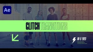 Videohive Glitch Transitions 47617681 Elements template preview