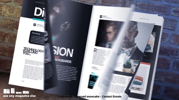 Videohive Magazine Promotion Standing Product Promo template preview
