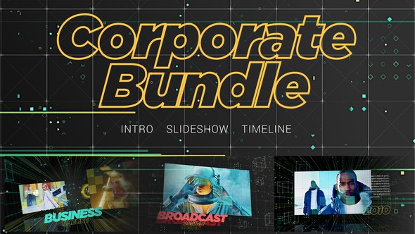 Videohive Corporate Bundle 44955515 Broadcast-packages template preview