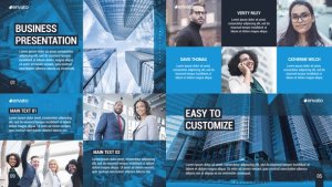 Videohive Clean Business Presentation Video Displays template preview