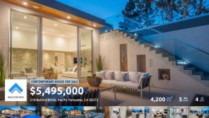 Real Estate Slideshow v2 Video Displays template preview