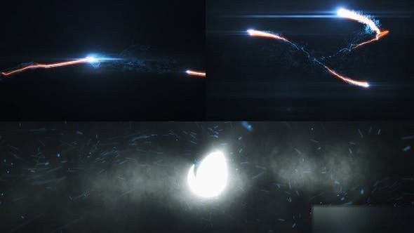 Videohive Energy Particle Blast Logo Reveal Logo Stings template preview