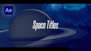 Videohive Space Titles 47997346 Openers template preview