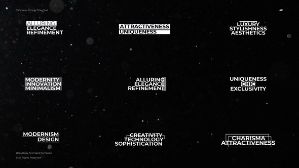 Videohive Simple Titles Text | After Effects Titles template preview