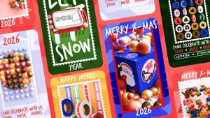 Videohive Unique Stamp Christmas Stories Openers template preview