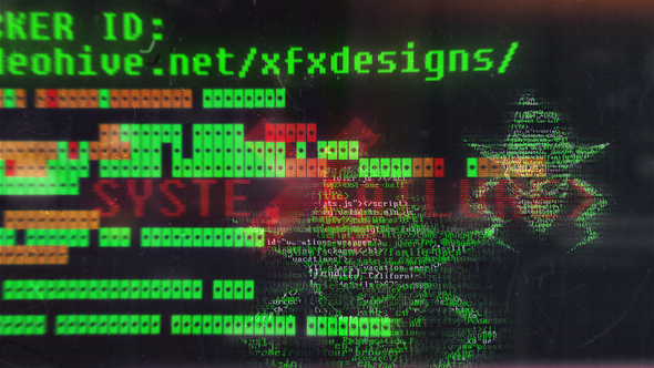 Videohive Hacker Logo Openers template preview