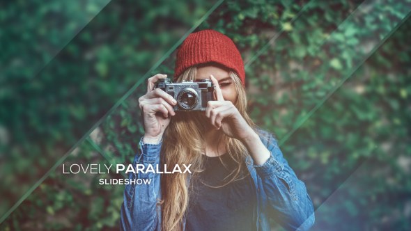 Videohive Lovely Parallax Slideshow Video Displays template preview
