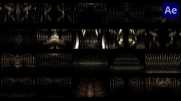 Videohive Gold Collection Backgrounds for After Effects 52016526 Elements template preview