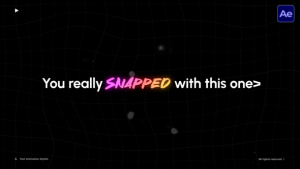 Videohive Text Animation Stylish  AE Titles template preview