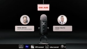 Videohive Podcast Intro 44742870 Logo Stings template preview