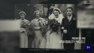 History Slideshow Premiere Pro template preview